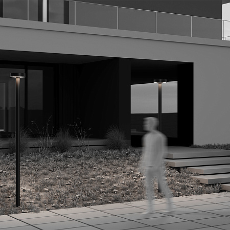 Уличный ландшафтный светодиодный светильник Maytoni Nail O529FL-L30B3K