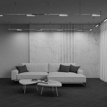 Трековый однофазный светодиодный светильник Maytoni Flarity Basis TR151-1-12W4K-BS