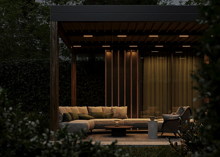 Уличный архитектурный светодиодный светильник Maytoni Ghost O488DL-L12GF3K