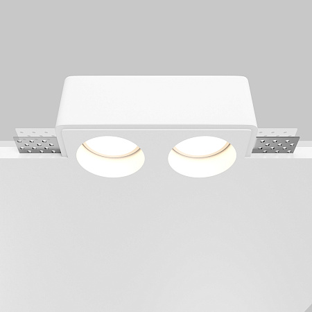 Встраиваемый светильник Maytoni Gyps Modern DL123-GU10-02-W