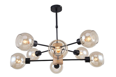 Люстра на штанге Freya Marvin FR5055PL-08B Люстра на штанге Freya Marvin FR5055PL-08B