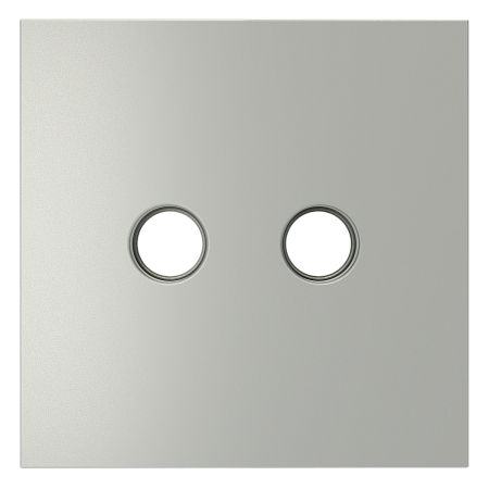 Накладка для розетки телевизионной оконечной TV+SAT Voltum S70 (сталь) VLS001605