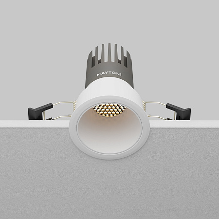 Светильник встраиваемый светодиодный Maytoni Dip DL116-10W-3K-W