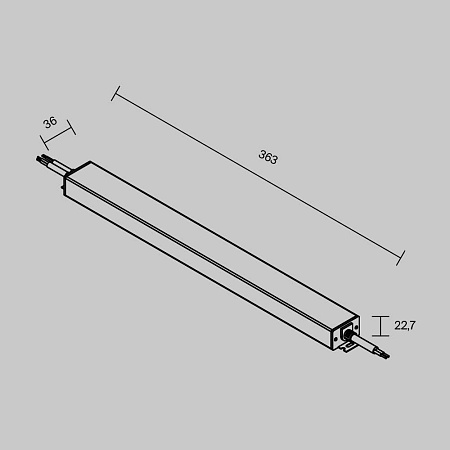 Блок питания DALI 250Вт 24В IP67 Maytoni Lighting control 725005