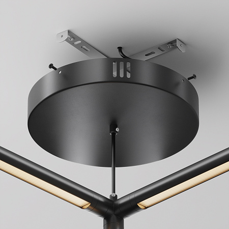 Потолочная чаша для ввода питания с блоком питания системы Maytoni Shelf CA031B-B