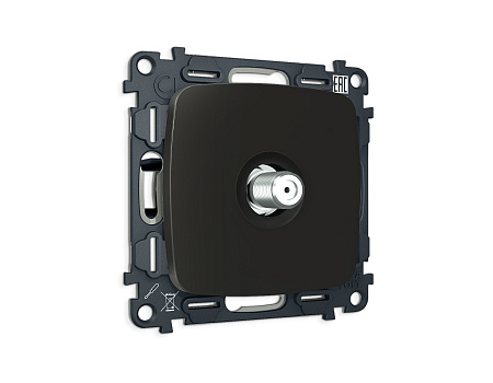 Комплект механизма TV розетки SAT 5-2400MHz 3.5dB Omega MO813050 Комплект механизма TV розетки SAT 5-2400MHz 3.5dB Omega MO813050