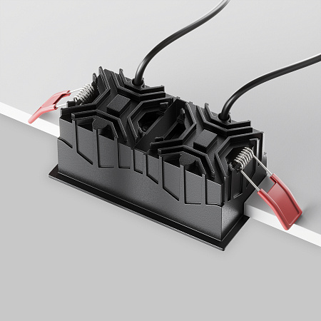 Светильник встраиваемый светодиодный Maytoni Alfa LED DL043-02-10W3K-SQ-B-1