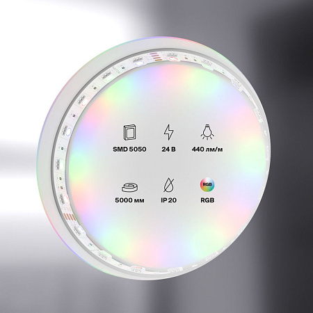 Светодиодная лента 14,4Вт/м 24V IP20 RGB Maytoni 10174