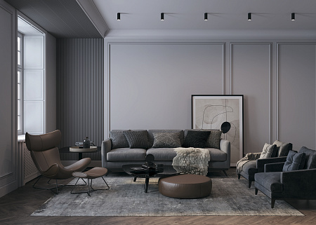 Потолочный светильник Maytoni Focus S C052CL-01B