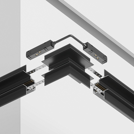 Угол внешний для магнитного шинопровода Maytoni Gravity TRA004OCL-22B