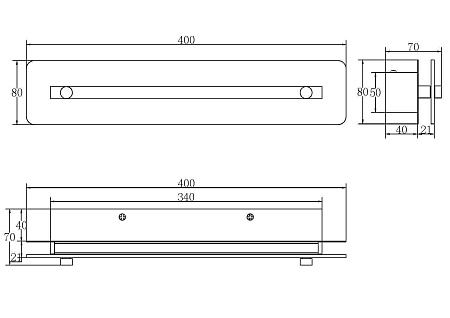 Светильник настенный светодиодный Maytoni Maya P091WL-L7G3K