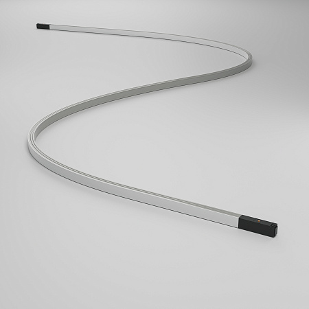 Трековый магнитный светодиодный светильник Maytoni Basity Flex TR180-1-24WTW-B