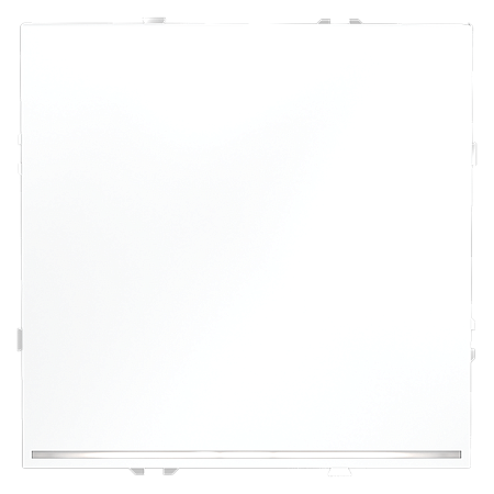 Проходной переключатель встраиваемый VOLTUM S70 одноклавишный с подсветкой (белый матовый) VLS010402