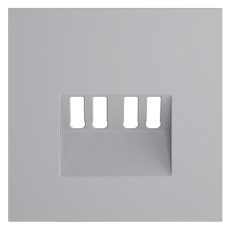 Накладка для розетки акустической 4-местной Voltum S70 (серый) VLS001516 Накладка для розетки акустической 4-местной Voltum S70 (серый) VLS001516