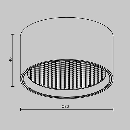 Светильник потолочный светодиодный Maytoni Glare C122CL-L7-4K-W Светильник потолочный светодиодный Maytoni Glare C122CL-L7-4K-W