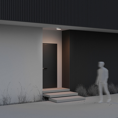 Уличный потолочный светодиодный светильник Maytoni Zon IP O431CL-L30W3K