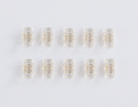 Коннектор прямой COB CCT 12/24V для лент 8mm GS6366 (3 конт.) (10шт. в комплекте) Illumination GS6366