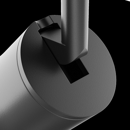 Трековый светильник для однофазного шинопровода Maytoni Unity Track Vivar TR022-1-GU10-B