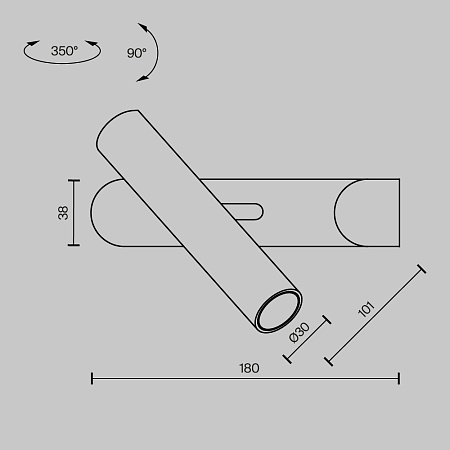 Спот светодиодный Maytoni Paradox MOD442WL-L8B3K1 Спот светодиодный Maytoni Paradox MOD442WL-L8B3K1
