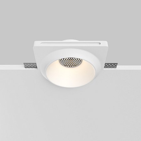 Светильник встраиваемый Maytoni Gyps Modern DL124-GU10-01-TRS-W