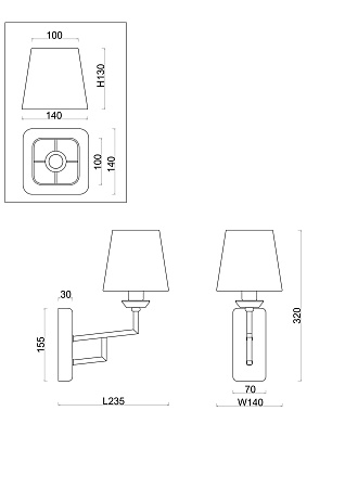 Бра Freya Viva FR5266WL-01CH Бра Freya Viva FR5266WL-01CH