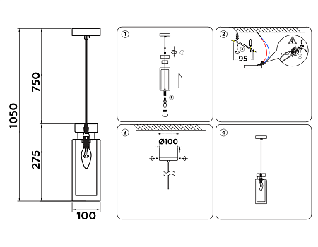 Подвесной светильник Traditional TR3572