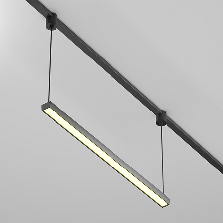 Трековый однофазный светодиодный светильник Maytoni Elasity Basis TR170-1-26W3K-B