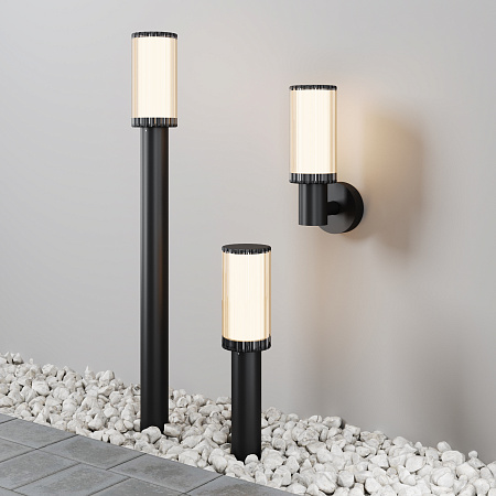 Уличный ландшафтный светильник Maytoni Rib O502FL-01B1