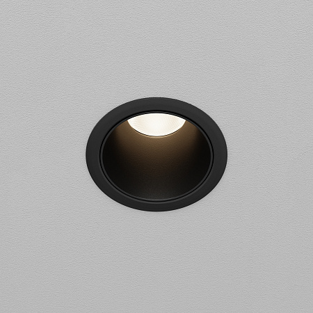 Светильник встраиваемый светодиодный Maytoni Dip DL116-10W-4K-B