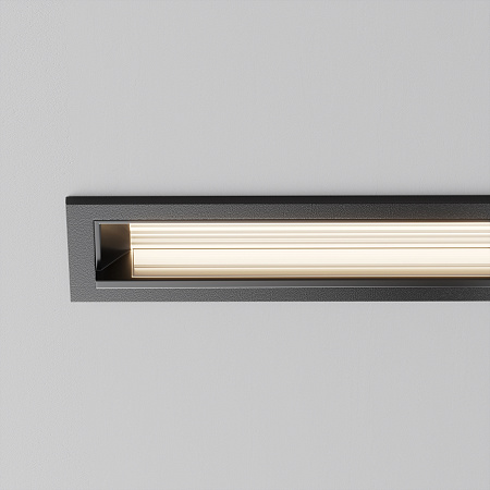 Встраиваемый светильник светодиодный Maytoni Parete DL100-12W2.7-3-4K-B