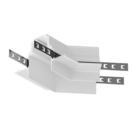 Угол для соединения 135° встраиваемого однофазного шинопровода Maytoni Gravity TRA010CLO-42W Угол для соединения 135° встраиваемого однофазного шинопровода Maytoni Gravity TRA010CLO-42W