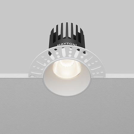 Светильник встраиваемый светодиодный Maytoni Dip DL121-15W-4K-TRS-W Светильник встраиваемый светодиодный Maytoni Dip DL121-15W-4K-TRS-W