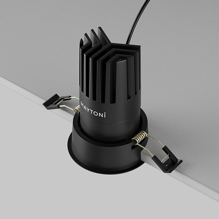 Светильник встраиваемый светодиодный Maytoni Dip DL118-15W-4K-B