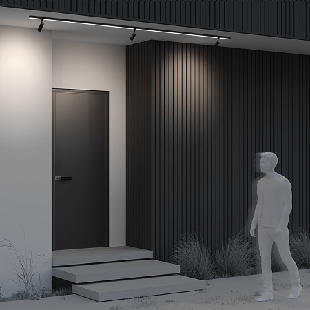 Трековый уличный магнитный светодиодный светильник  Maytoni Elasity Focus O-TR01-1-S-8WB3K