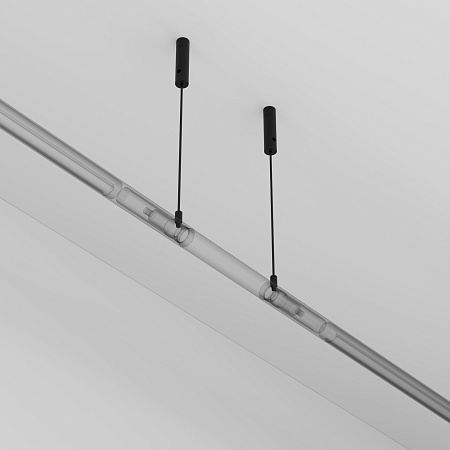 Основание и тросовый подвес для штанговой системы Maytoni Axity CA009PM-B Основание и тросовый подвес для штанговой системы Maytoni Axity CA009PM-B
