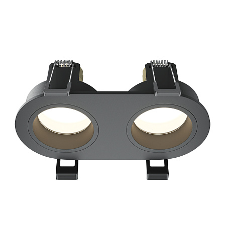 Светильник встраиваемый Maytoni Share DL126-02-GU10-B