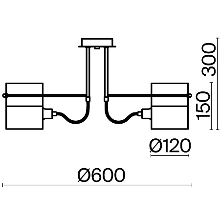 Люстра потолочная Freya Ampera FR2023PL-05CH