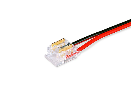 Коннектор гибкий двухсторонний COB 12/24V для лент 8/10mm GS7895 (2 конт.) (10шт. в комплекте) Illumination GS7895