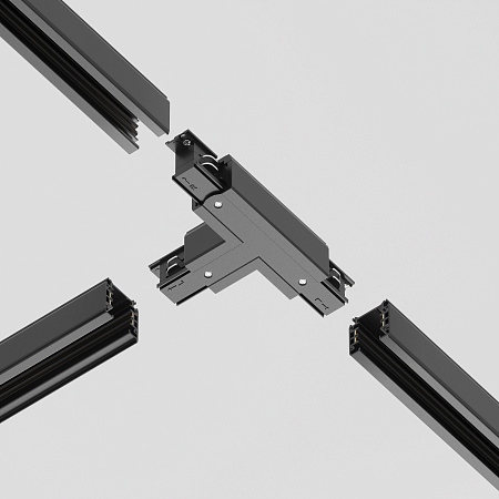 Коннектор Т-образный для трехфазного шинопровода левый Maytoni Trinity TRA005CT-31B-L
