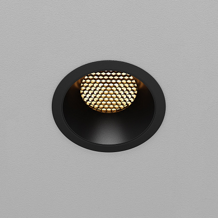 Светильник встраиваемый светодиодный Maytoni Dip DL117-15W-2.7K-B