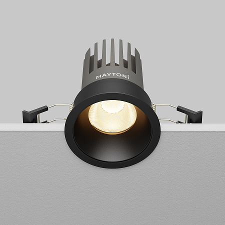 Светильник встраиваемый светодиодный Maytoni Dip DL117-15W-3K-B