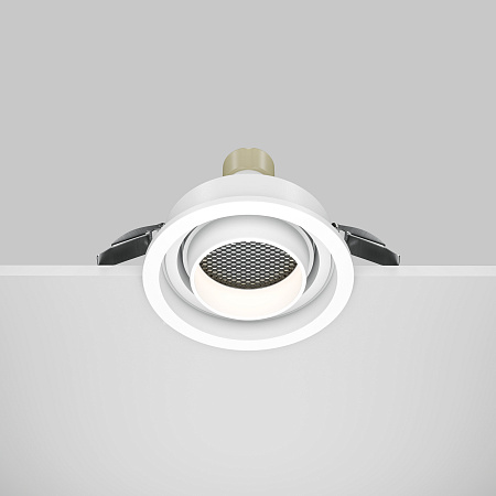 Светильник встраиваемый Maytoni Atom DL113-GU10-01-RD-W