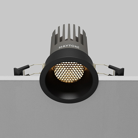 Светильник встраиваемый светодиодный Maytoni Dip DL117-15W-3K-B