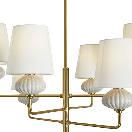 Люстра на штанге Freya Ceramics FR2029PL-06BS Люстра на штанге Freya Ceramics FR2029PL-06BS