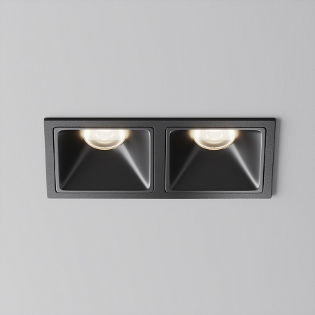 Светильник встраиваемый светодиодный Maytoni Alfa LED DL043-02-10W4K-SQ-B-1 Светильник встраиваемый светодиодный Maytoni Alfa LED DL043-02-10W4K-SQ-B-1