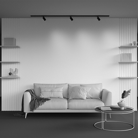 Трековый однофазный светильник Maytoni UNITY Calipso TR218-1-GU10-BK