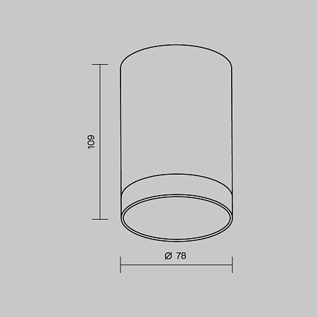 Уличный потолочный светодиодный светильник Maytoni Luxe O500CL-L10W3K Уличный потолочный светодиодный светильник Maytoni Luxe O500CL-L10W3K