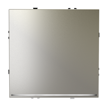 Проходной переключатель встраиваемый VOLTUM S70 одноклавишный с подсветкой (шелк) VLS010404