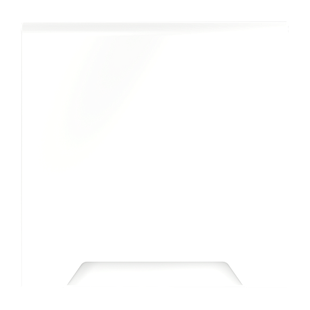 Накладка для розетки с заземлением, защитными шторками и крышкой Voltum S70 (белый матовый) VLS000802