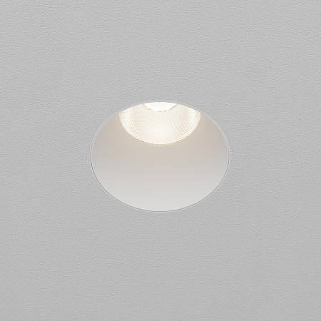 Светильник встраиваемый светодиодный Maytoni Dip DL122-15W-4K-TRS-W